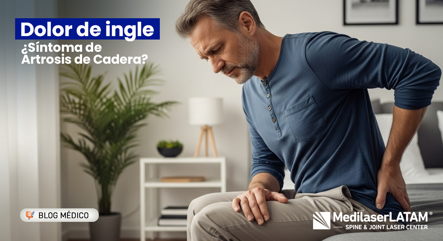 Artrosis de Cadera: El dolor de ingle es la señal de desgaste. Conoce por qué la cirugía láser es la única forma de frenar el deterioro en Medilaser Perú.